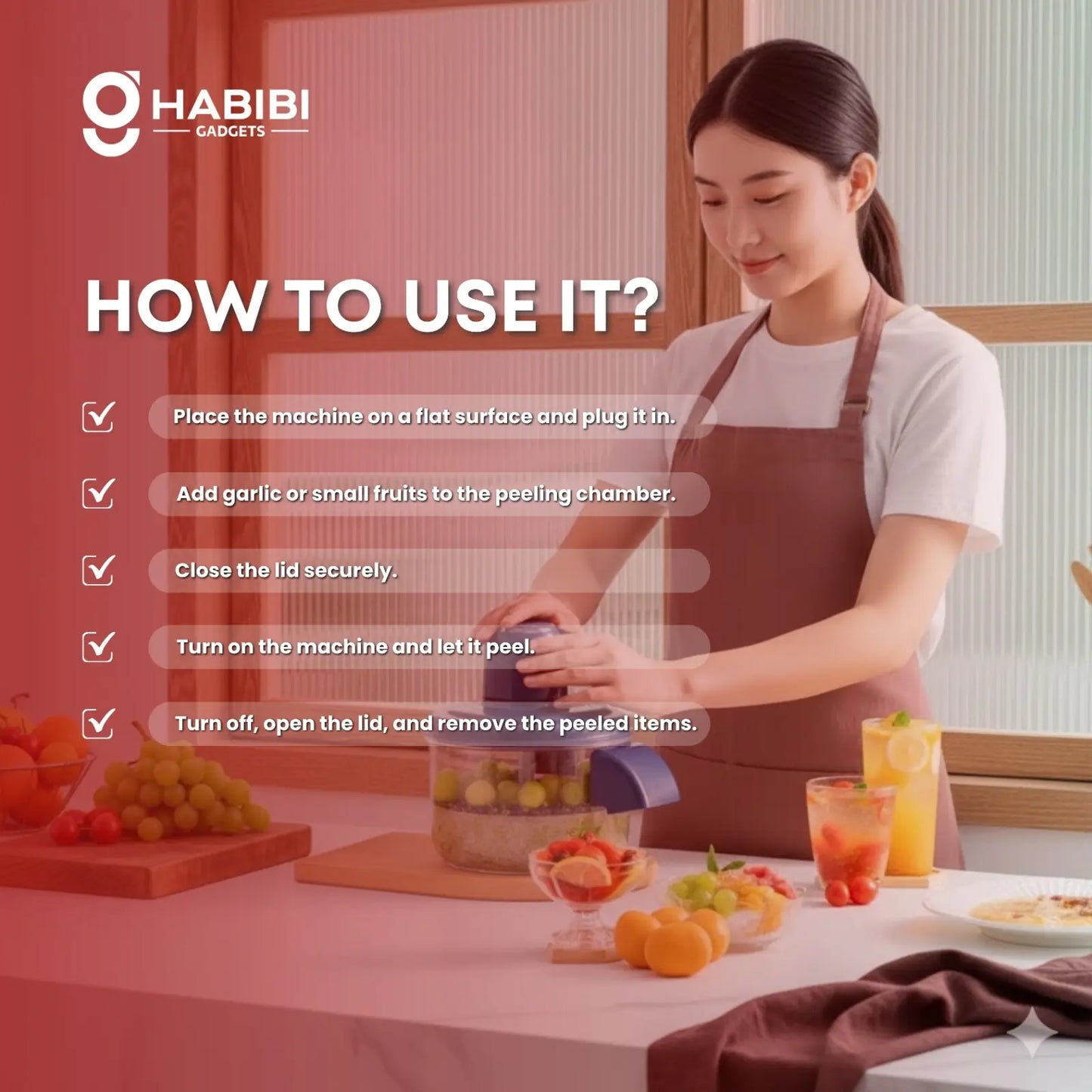 Electric Fruit Peeling Machine